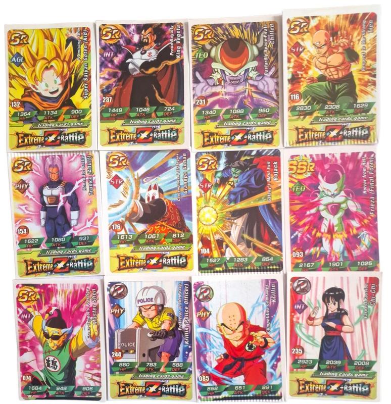 DRAGONBALL　Cards 200 Cards Dragon Ball Z Dokk 50 Pacotinhos Com 4 Cartas Cada